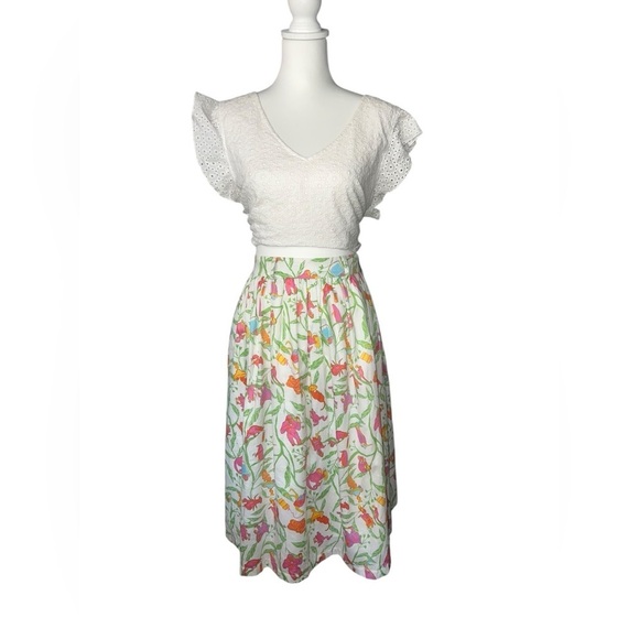 ModCloth Pretty Precious Moments A-Line Skirt
 | Sz Small - Picture 6 of 10